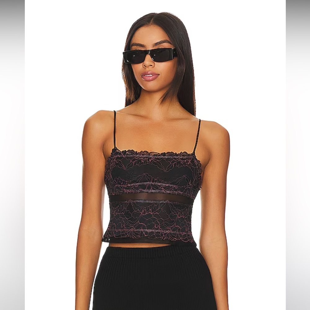 x Intimately FP Double Date Cami In Black Combo